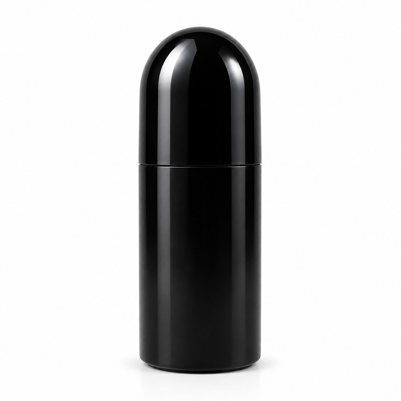 50ml Plastic Roll-On Bottle in Black Bottle