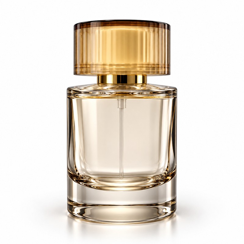 Niche Golden Cylinder Bottle